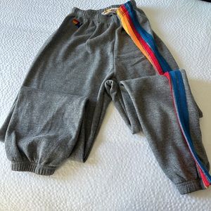 Aviator Nation 5 stripe women’s sweatpants